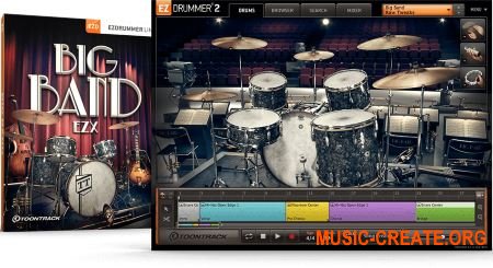 Toontrack Big Band EZX v1.0.0 - библиотека для EZdrummer