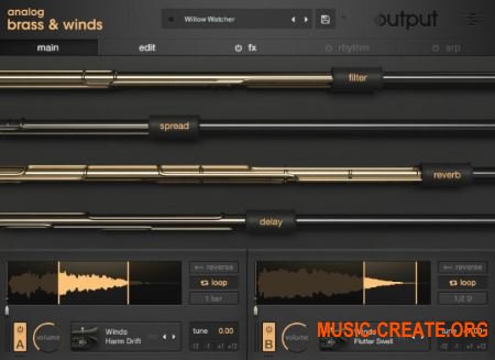 Output Analog Brass and Winds v1.0.1 (KONTAKT) - виртуальный инструмент