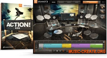 Toontrack Action! EZX v1.0.1 - библиотека для EZdrummer