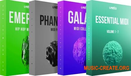 Cymatics The Ultimate MIDI Collection (WAV MiDi) - сборка MIDI паков Cymatics The Ultimate MIDI Collection (WAV MiDi) - сборка MIDI паков