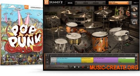 Toontrack Pop Punk EZX - библиотека для EZdrummer