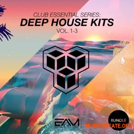 Essential Audio Media Club Essential Series - Deep House Kits Vol. 1-3 Bundle (WAV MIDi Presets) - сэмплы Deep House