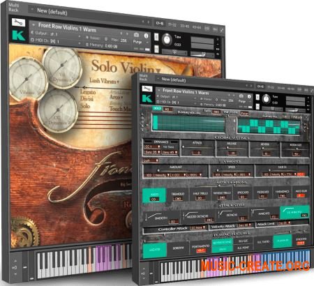 Kirk Hunter Front Row Violins (KONTAKT) - библиотека звуков скрипок Kirk Hunter Front Row Violins (KONTAKT) - библиотека звуков скрипок