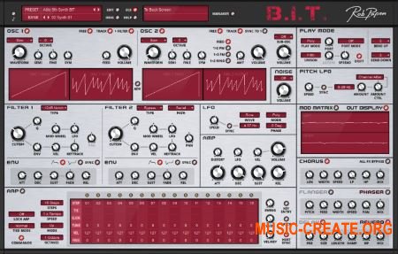 Rob Papen BIT v1.0.2 (Team R2R) - аналоговый синтезатор Rob Papen BIT v1.0.2 (Team R2R) - аналоговый синтезатор