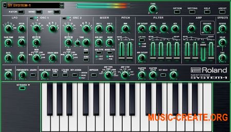 Roland - SYSTEM-1 Software Synthesizer v1.0.0 (Team R2R) - виртуальный синтезатор Roland - SYSTEM-1 Software Synthesizer v1.0.0 (Team R2R) - виртуальный синтезатор