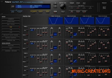 Roland VS JV-1080 v1.0.8 (Team R2R) - синтезатор Roland VS JV-1080 v1.0.8 (Team R2R) - синтезатор
