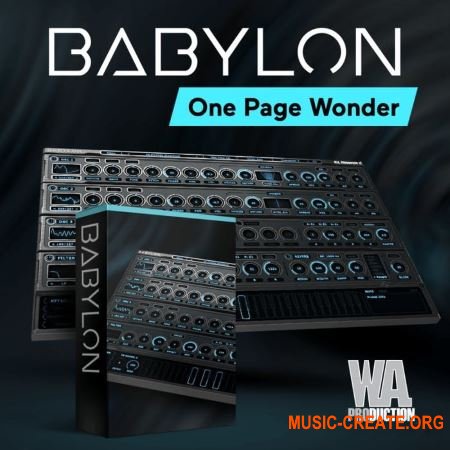 WA Production Babylon v1.0.1.b12 x64 x86 VST AU AAX WiN MAC FULL RETAiL - виртуальный синтезатор