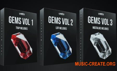 Cymatics Gems Melody Bundle (WAV MIDI) - сэмплы Trap, Lofi