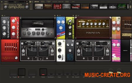 Kuassa Amplifikation 360 v1.0.0 (Team R2R) - виртуальный имитатор гитарных педалей
