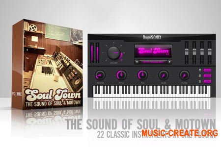 DopeSONIX Soul Town v1.2 WiN (Team P2P) - виртуальный клавишный инструмент