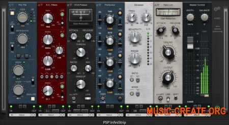 PSPaudioware PSP InfiniStrip v1.0.2 (Team R2R) - плагин Channel Strip