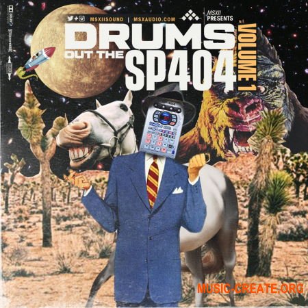 MSXII Sound - Drums Out Of the SP-404 Vol.1 (WAV) - драм сэмплы