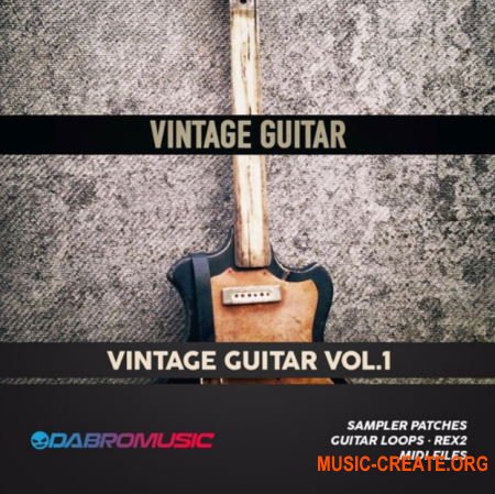 DABRO Music Vintage Guitar (MULTiFORMAT) - сэмплы винтажной гитары