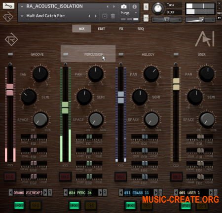 Rigid Audio Acoustic Isolation (KONTAKT) - звуковой модуль