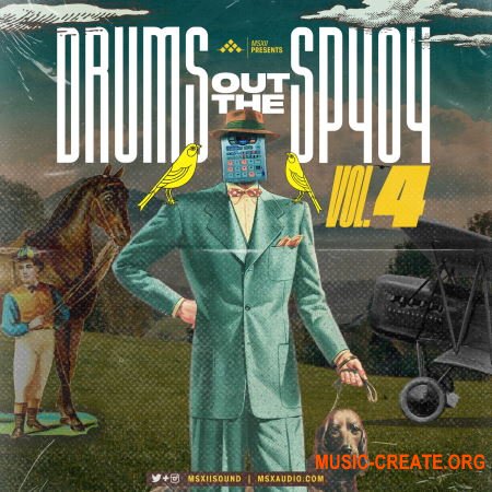 MSXII Sound - Drums Out The SP404 Vol.4 (WAV) - сэмплы ударных