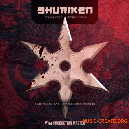 Production Master Shuriken Wonk and Hybrid Trap (MULTiFORMAT) - сэмплы Trap, Dubstep, Neurofunk, Drum & Bass