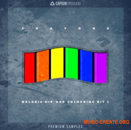 Capsun ProAudio Crayons Melodic Hip Hop Colouring Kit (WAV) - сэмплы Hip Hop