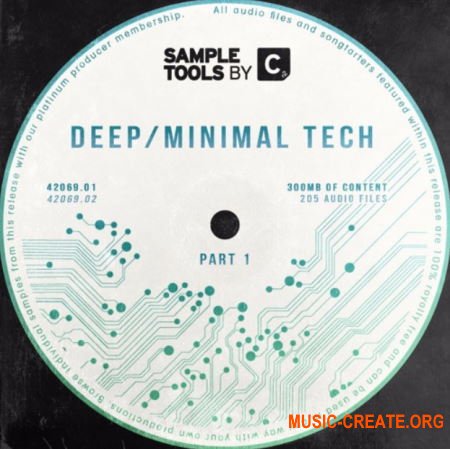 Sample Tools By Cr2 Deep Minimal Tech (WAV MiDi) - сэмплы Minimal, Deep Tech