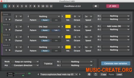 FeelYourSound ChordPotion v2.0.0 CE (Team V.R) - MIDI эффект