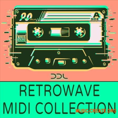Deep Data Loops Retrowave Midi Collection (MiDi)