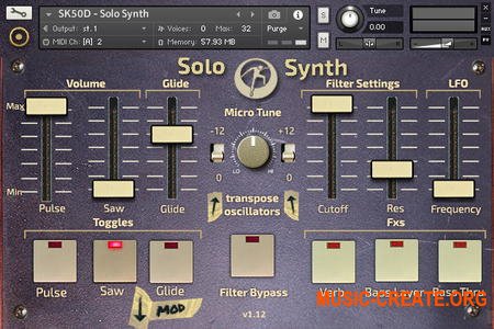 Affinity Harmonics SK50D v1.1.2 (KONTAKT) - библиотека Yamaha SK50D