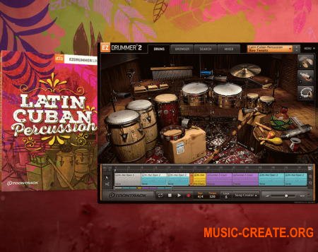 Toontrack Latin Cuban Percussion (EZX Sound Expansion) - библиотека ударных