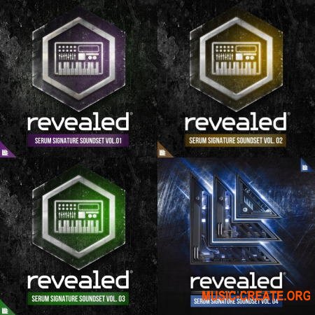 Revealed Recordings Revealed Serum Signature Soundset Vol 1-4 (WAV SERUM) - сэмплы EDM