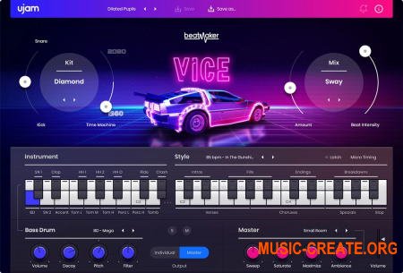 UJAM Beatmaker VICE v2.1.0 (Team R2R) - виртуальный ударный инструмент