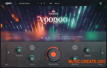 UJAM Finisher VOODOO v1.0.0 (Team R2R) - мульти-эффект плагин