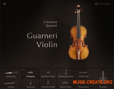 Native Instruments Guarneri Violin v1.0.0 (KONTAKT DVDR) - библиотека звуков скрипки