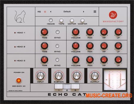 Wavesfactory Echo Cat v1.0.1 (Team R2R) - эффект эхо