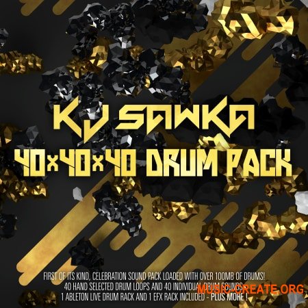 Splice Sounds KJ SAWKA 40x40x40 DRUM PACK (WAV AIFF) - сэмплы EDM