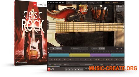 Toontrack - Classic Rock EBX Update v1.0.1 (WIN/OSX) - библиотека для бас-гитары EZbass