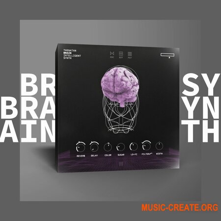 Thenatan Brain Intelligent Synth v1.1.0 WIN-OSX RETAiL (SYNTHiC4TE) - программный синтезатор
