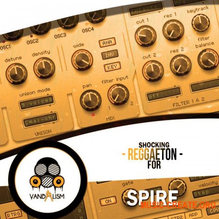 Vandalism Shocking Reggaeton For Spire (SPIRE, MIDI)