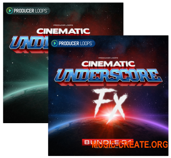 Producer Loops Cinematic Underscore FX Volume 1-4 (WAV) - сэмплы эффектов Cinematic