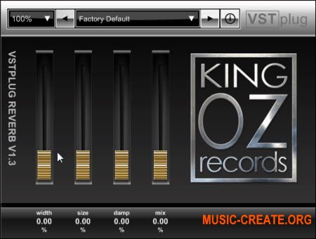 King OZ VSTplug reverb v1.3