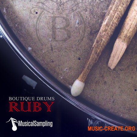 Musical Sampling Boutique Drums Ruby (KONTAKT) - библиотека барабанной установки
