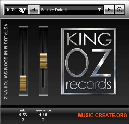 King OZ VSTplug Mini Boom Switch v1.2 RETAiL