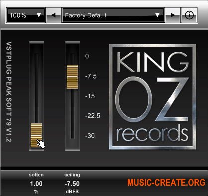 King OZ VSTplug peak soft 79