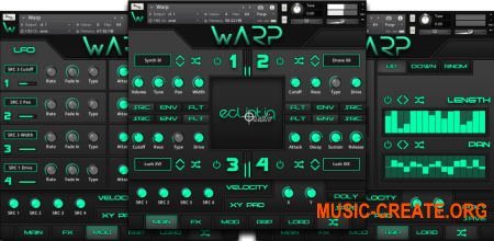 Ecliptiq Audio Warp v1.2 (KONTAKT) - библиотека атмосферных звуков