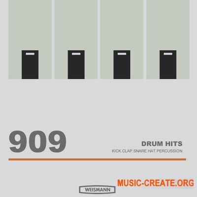 Weismann 909 Drum Hits (WAV) - сэмплы ударных