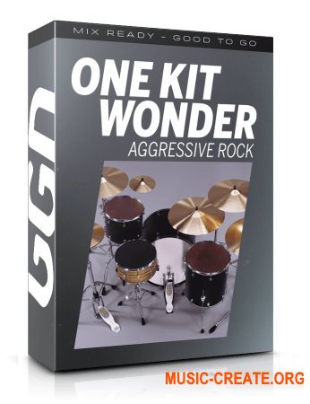 Getgood Drums One Kit Wonder Aggressive Rock v1.0.0 (KONTAKT) - библиотека ударной установки