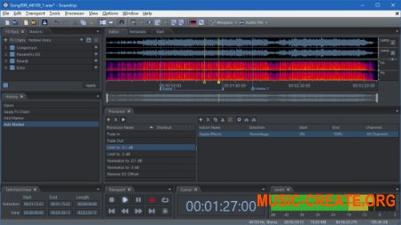 Soundop Audio Editor 1.7.9.0 (Team P2P) - аудио редактор