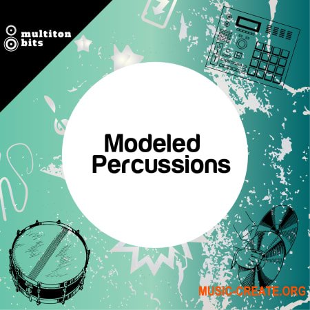 Multiton Bits Modeled Percussions (WAV) - сэмплы ударных, перкуссии