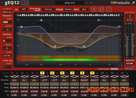 TBProAudio - gEQ12 v1.3.2 AAX RTAS VST3 VST CE (Team V.R) - эквалайзер