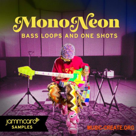 Jammcard Samples MonoNeon Bass Loops and One-Shots (WAV) - сэмплы Funk, Hip Hop