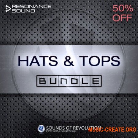 Resonance Sound SOR Hats And Tops Bundle (MULTiFORMAT) - подборка сэмплов ударных Hats, Tops