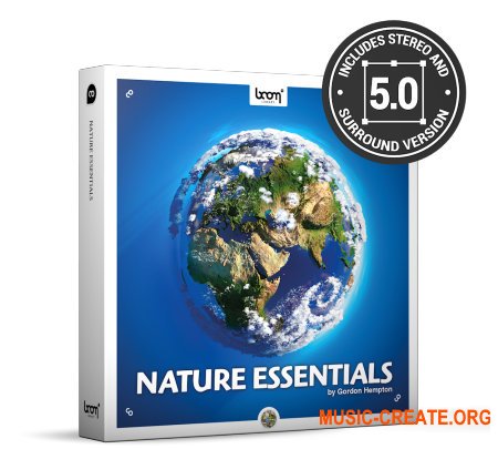 Boom Library Nature Essentials Surround Edition (WAV) - сэмплы звуков живой природы, зверей, насекомых