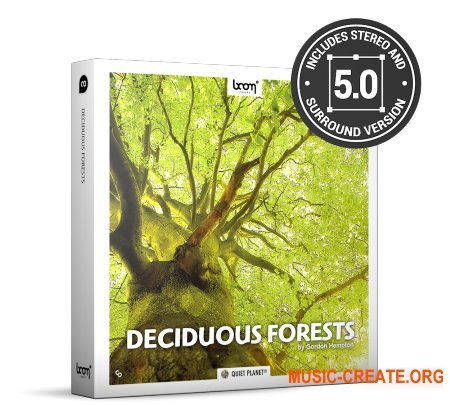 Boom Library Deciduous Forests STEREO & SURROUND (WAV) - сэмплы эффектов звука леса